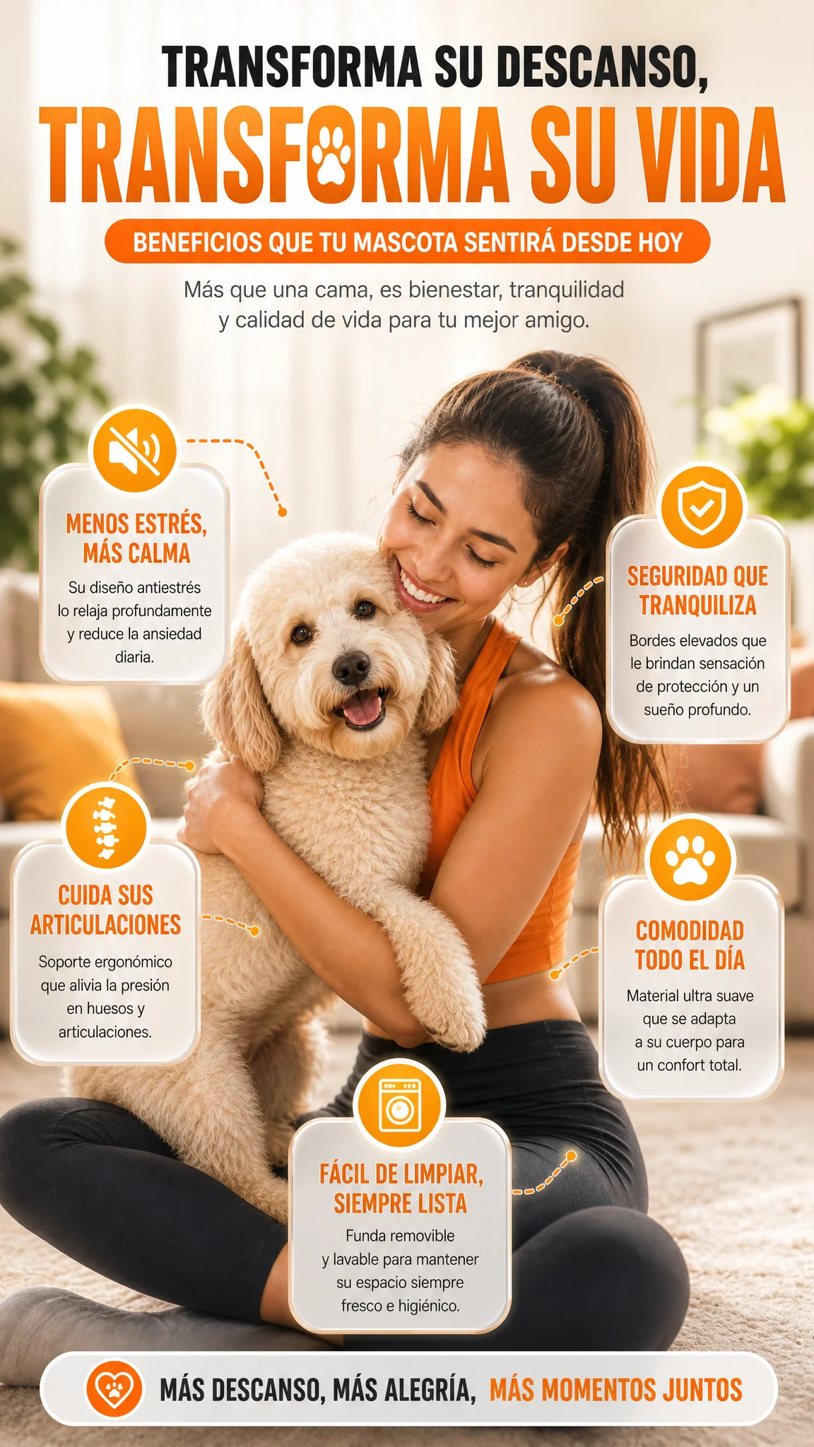 Información de Cama Antiestrés tipo Sofá